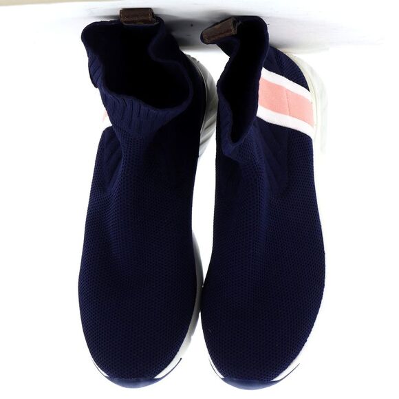 Louis Vuitton Women's Aftergame Sneaker Boots Stretch Fabric Blue - Picture 2 of 5